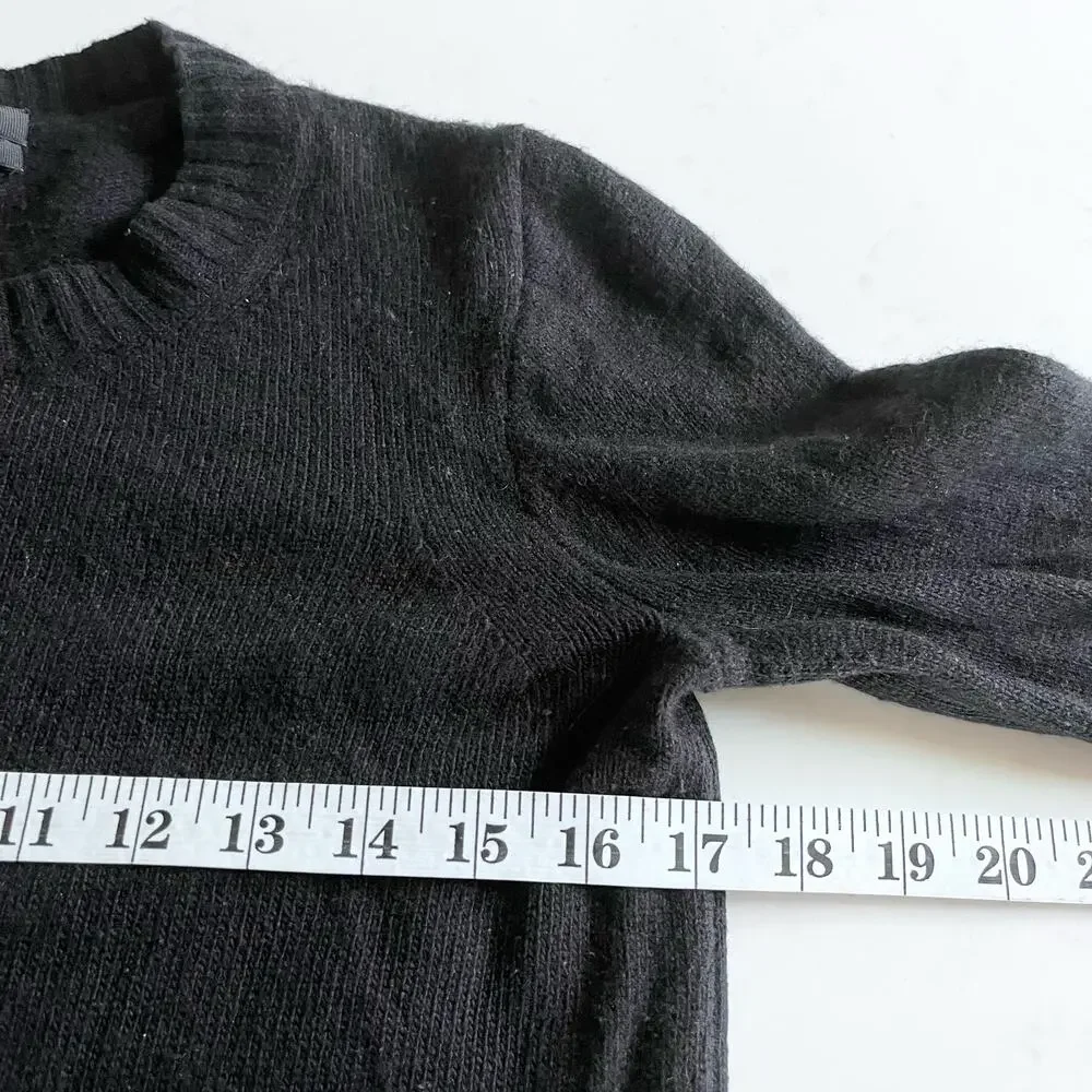 J.CREW Women's Sweater Wool Cashmere Blend Woven Colorblock Sz Small